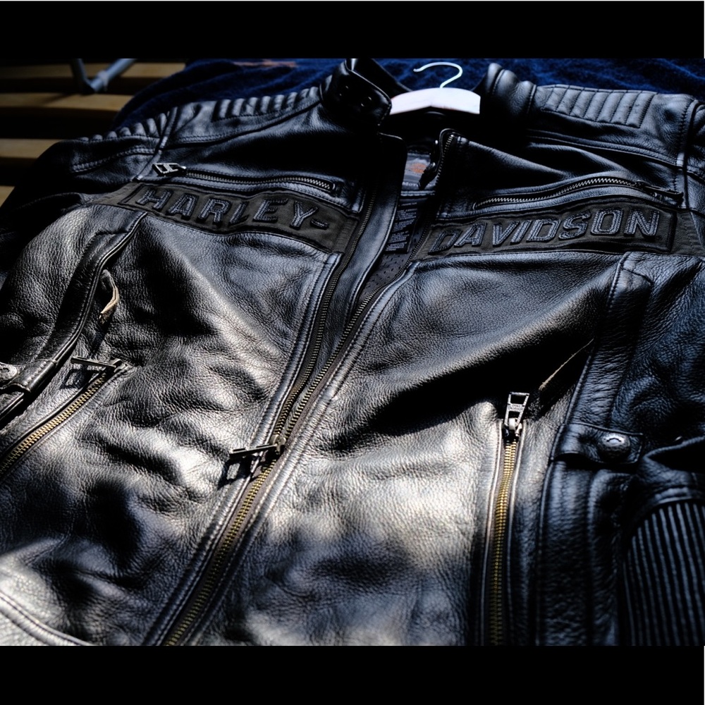 Harley Davison Leather motorcycle jacket